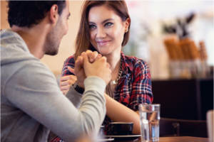 A couple in a happy relationship